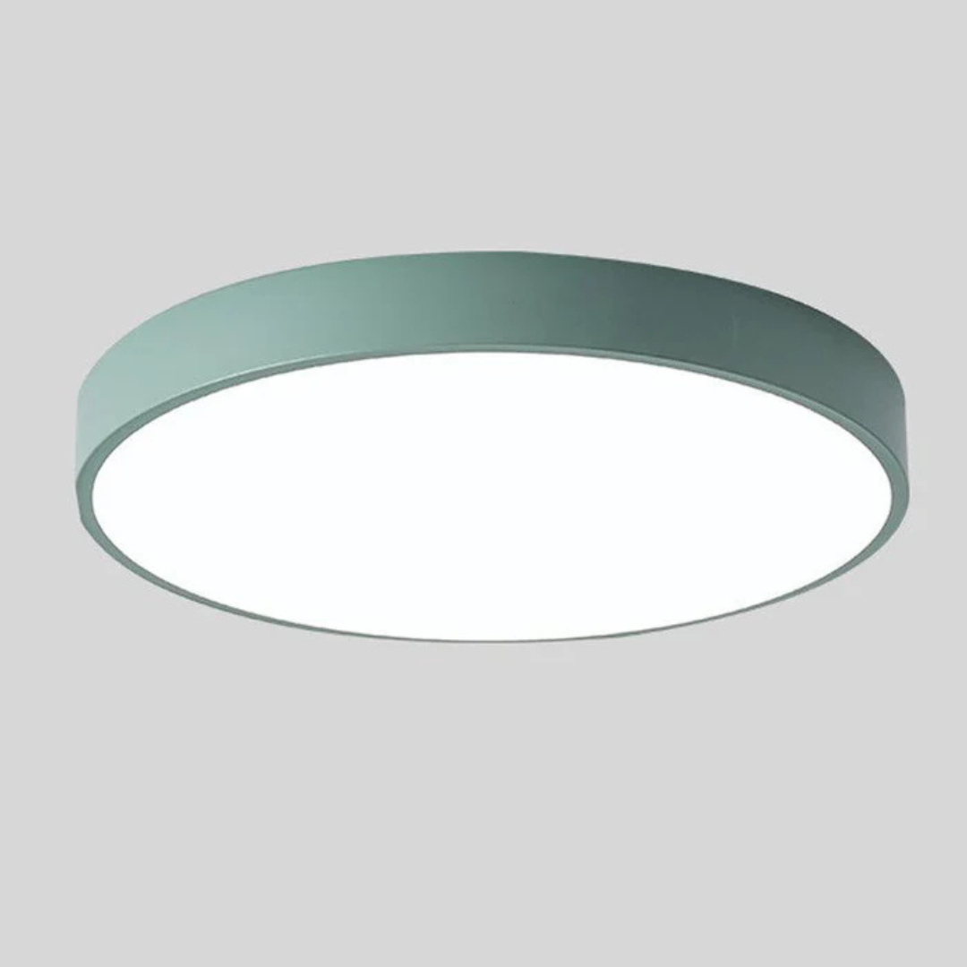 LED Ceiling Lamp with Scandinavian Design in Wood & Acrylic