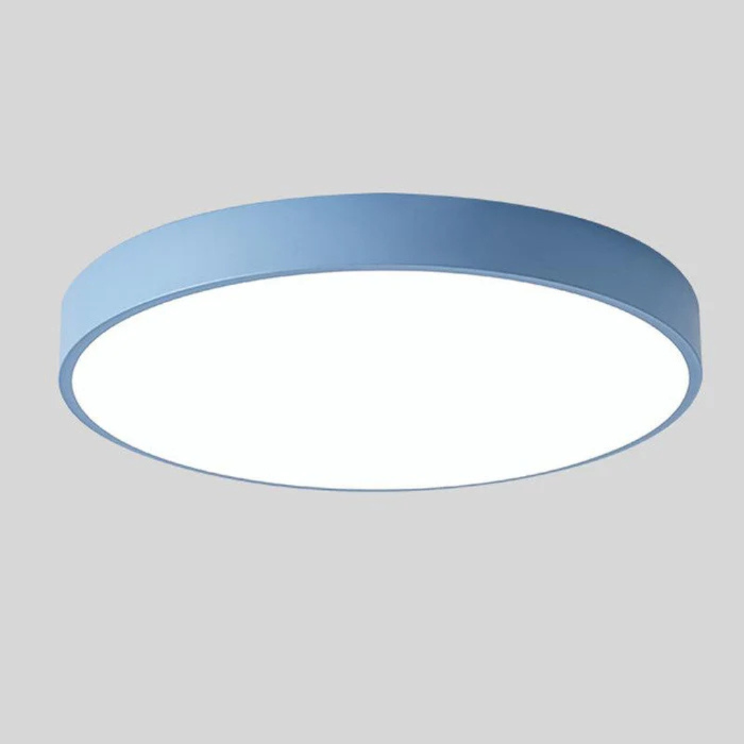 LED Ceiling Lamp with Scandinavian Design in Wood & Acrylic