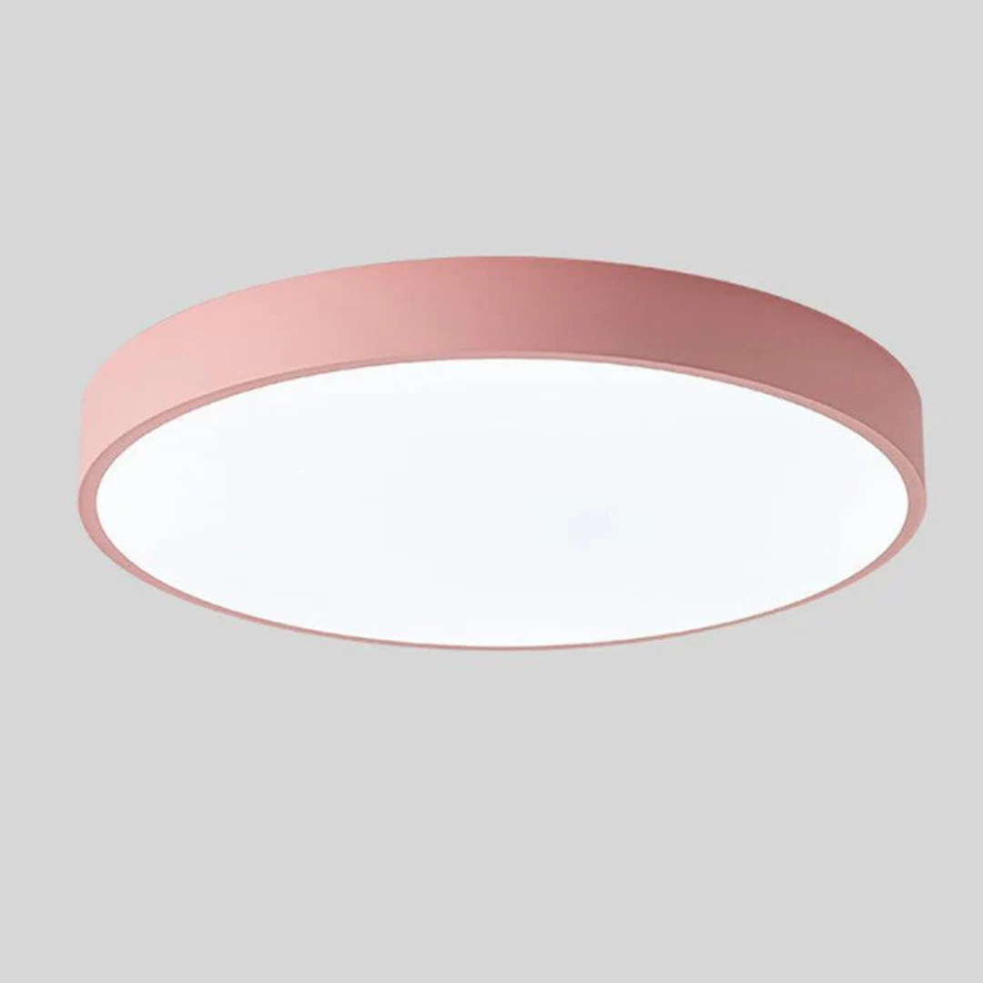 LED Ceiling Lamp with Scandinavian Design in Wood & Acrylic