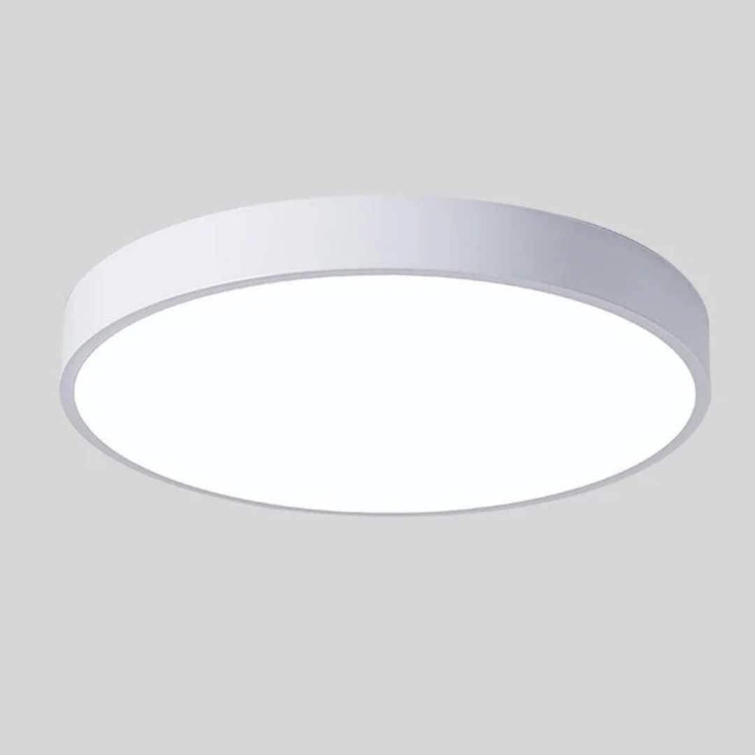LED Ceiling Lamp with Scandinavian Design in Wood & Acrylic