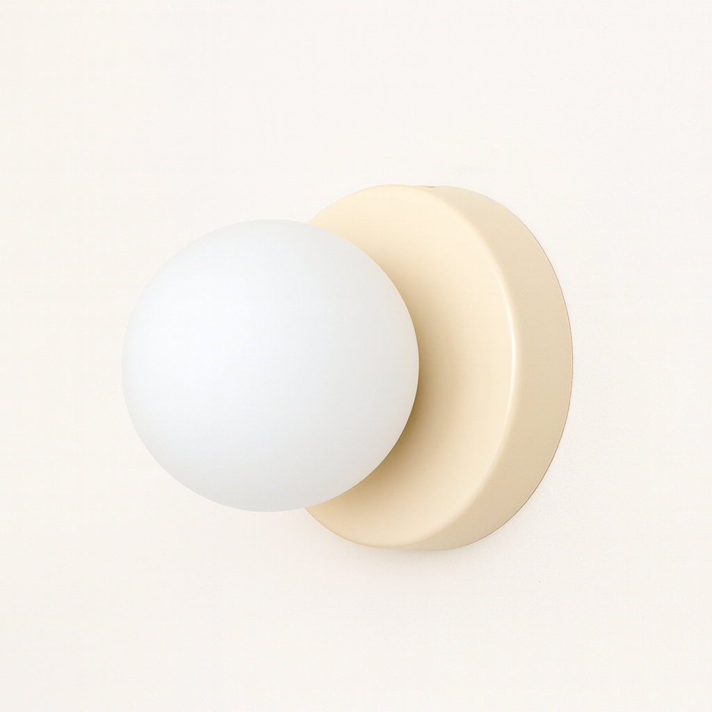 Minimalist Scandinavian Wall Lamp with Glass Shade