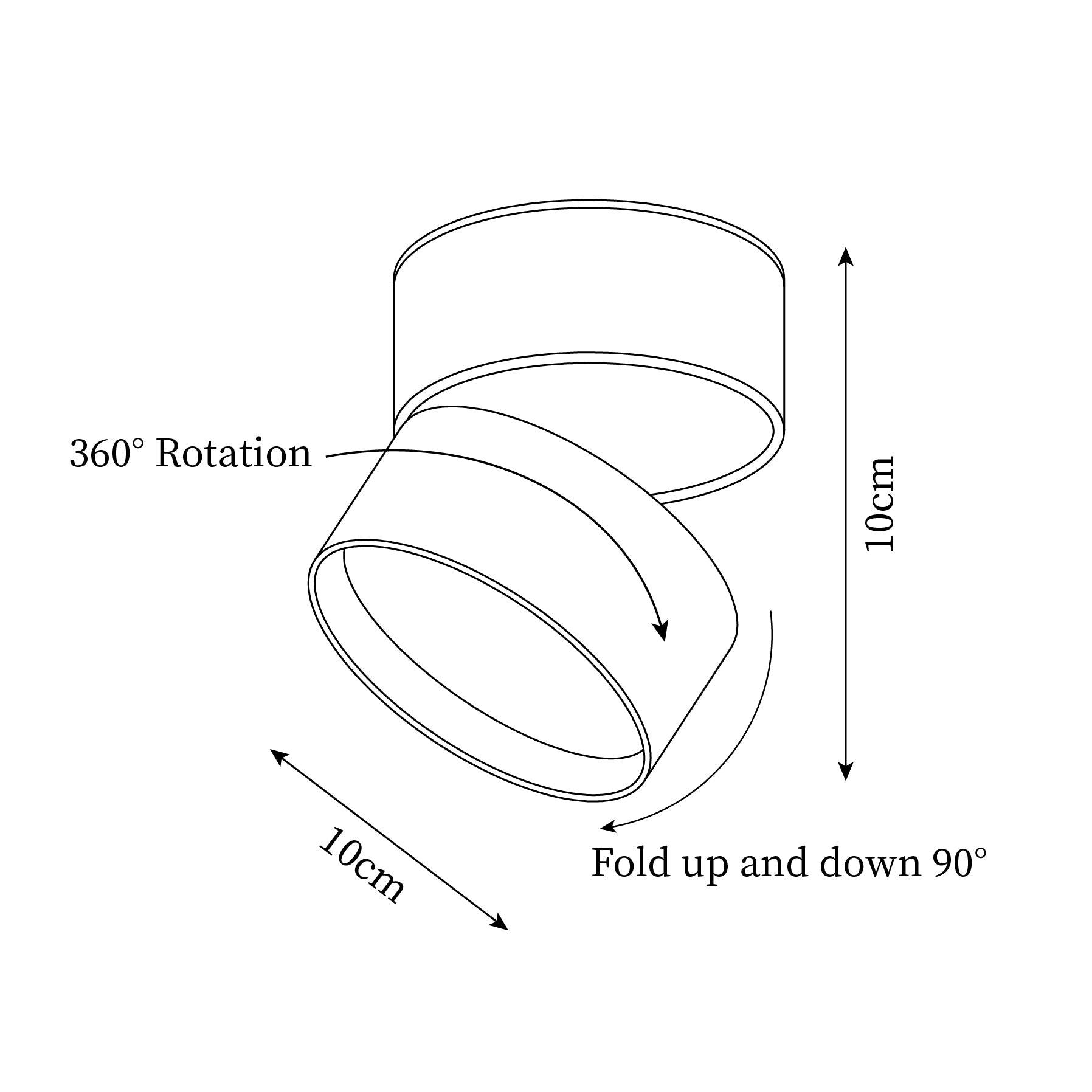 Adjustable LED Spot in Modern Minimalist Scandinavian Design