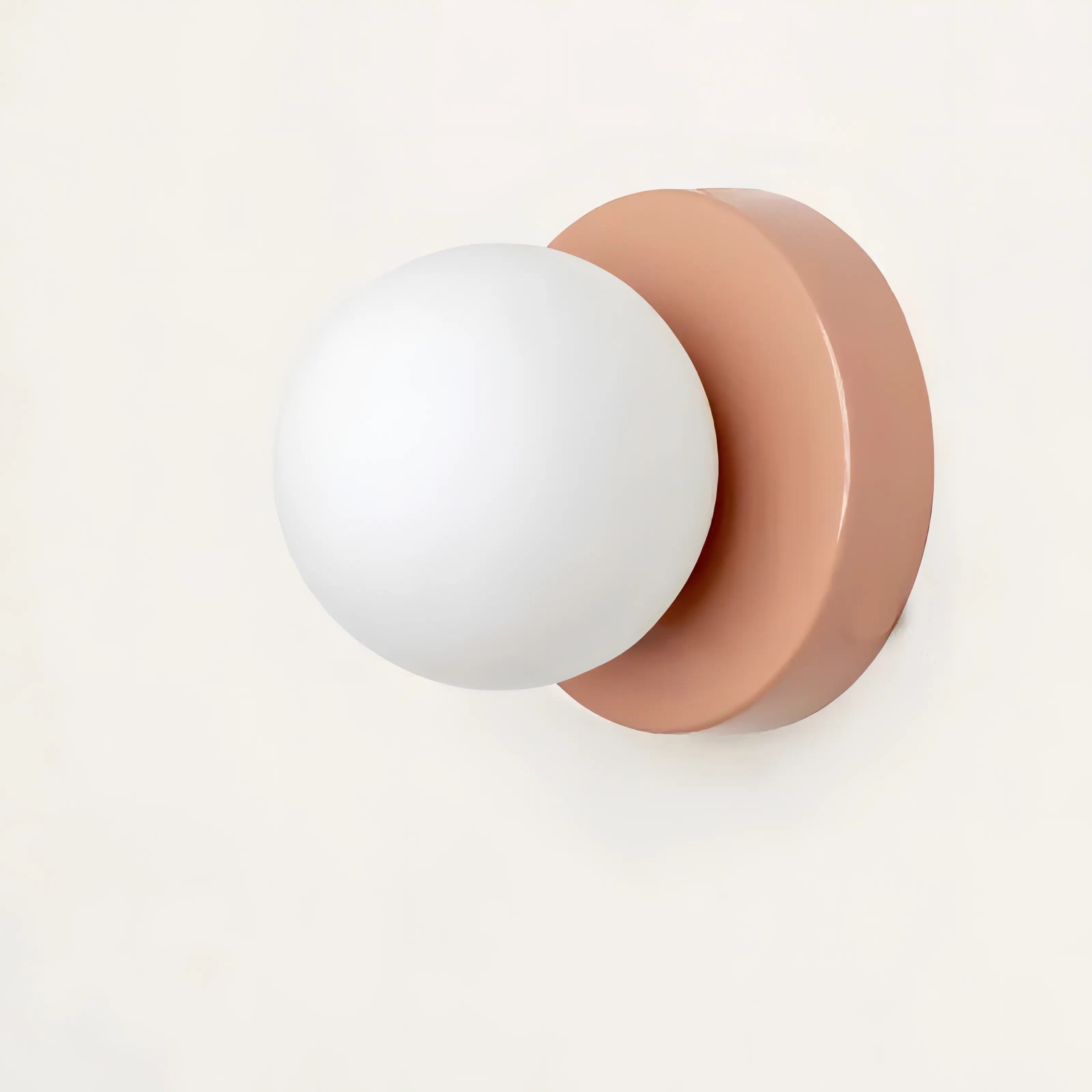 Minimalist Scandinavian Wall Lamp with Glass Shade