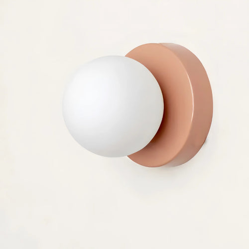 Minimalist Scandinavian Wall Lamp with Glass Shade