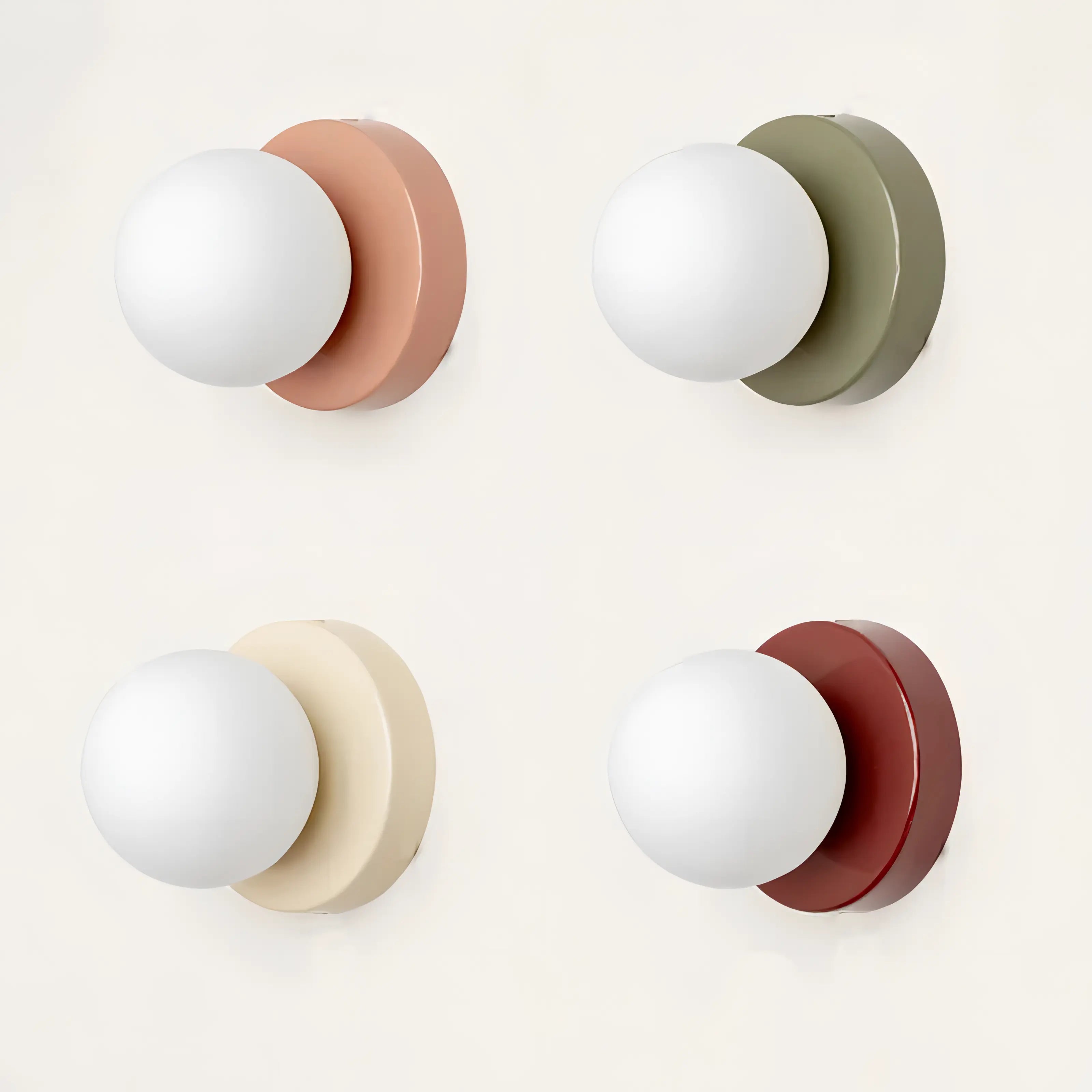 Minimalist Scandinavian Wall Lamp with Glass Shade